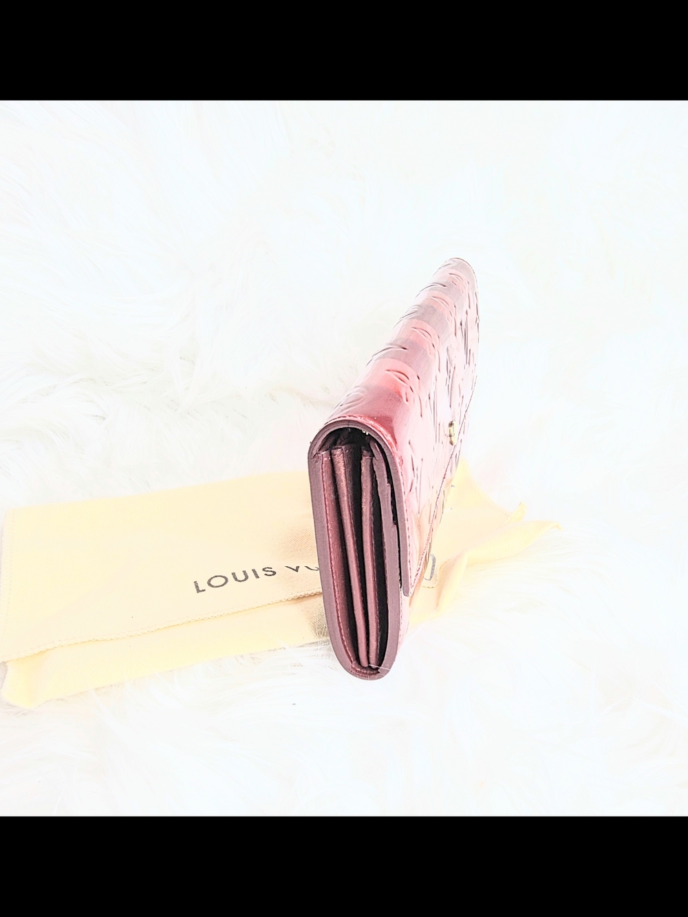 Louis Vuitton Limit Edition Monogram Vernis Rayures Sarah Wallet Full Inclusion - Picture 3 of 12